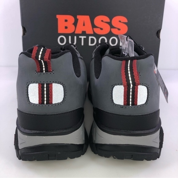 Bass Outdoor Peak Hiker Sneakers Gray Leather Low Top Shoes Size 13 main image 9